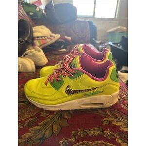 Nike Air Max 90 LTR Green Fire Pink Rose CW5795-700 GS Size 6 Y